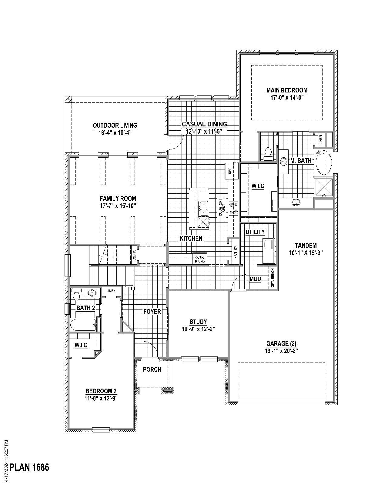 Plan 1686 1st Floor