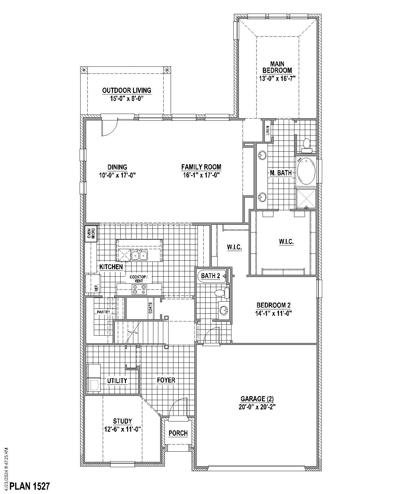 Plan 1527 1st Floor