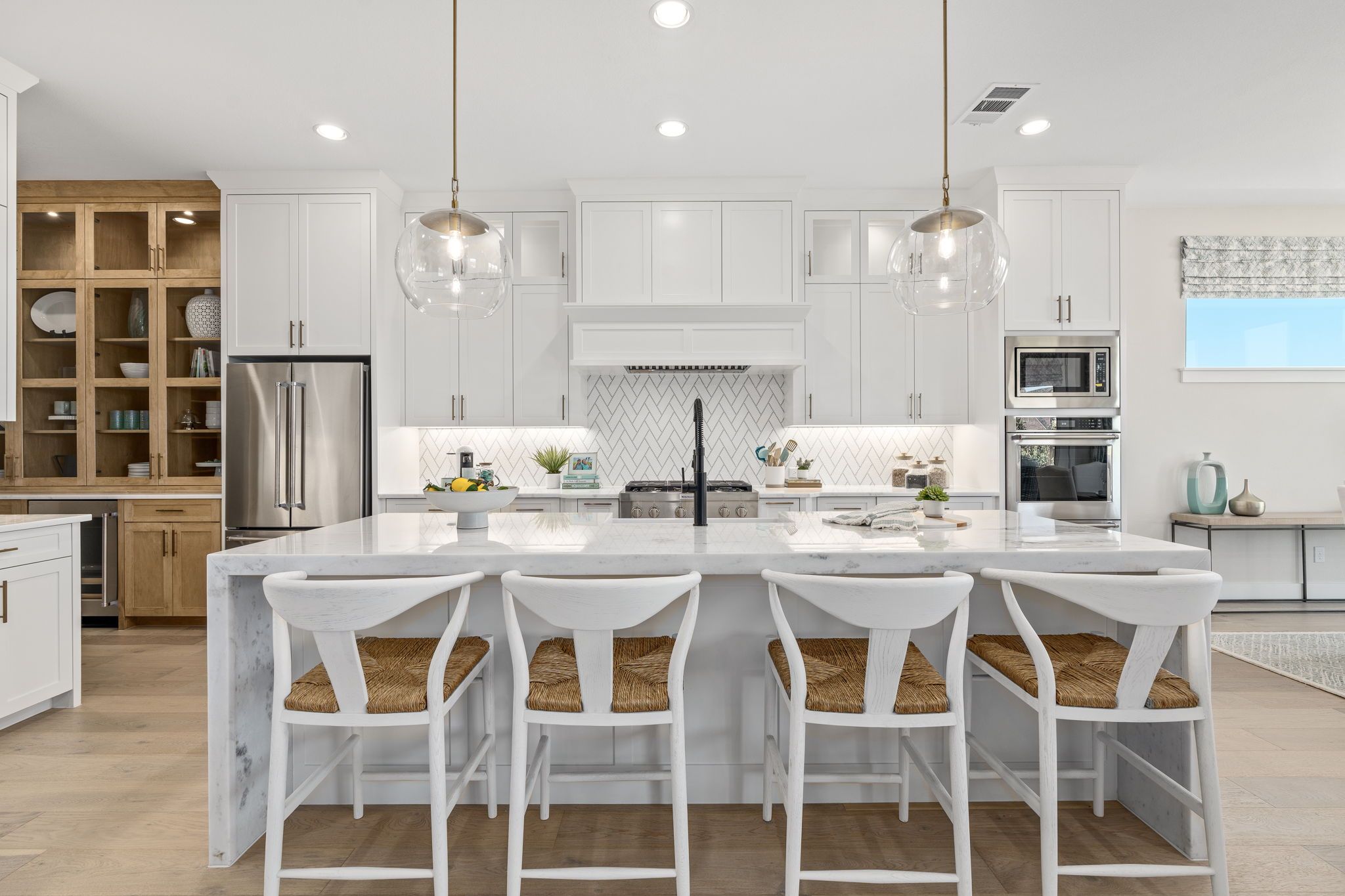 Plan 1640 Kitchen - Mosaic 60s Model - Photo by American Legend Homes