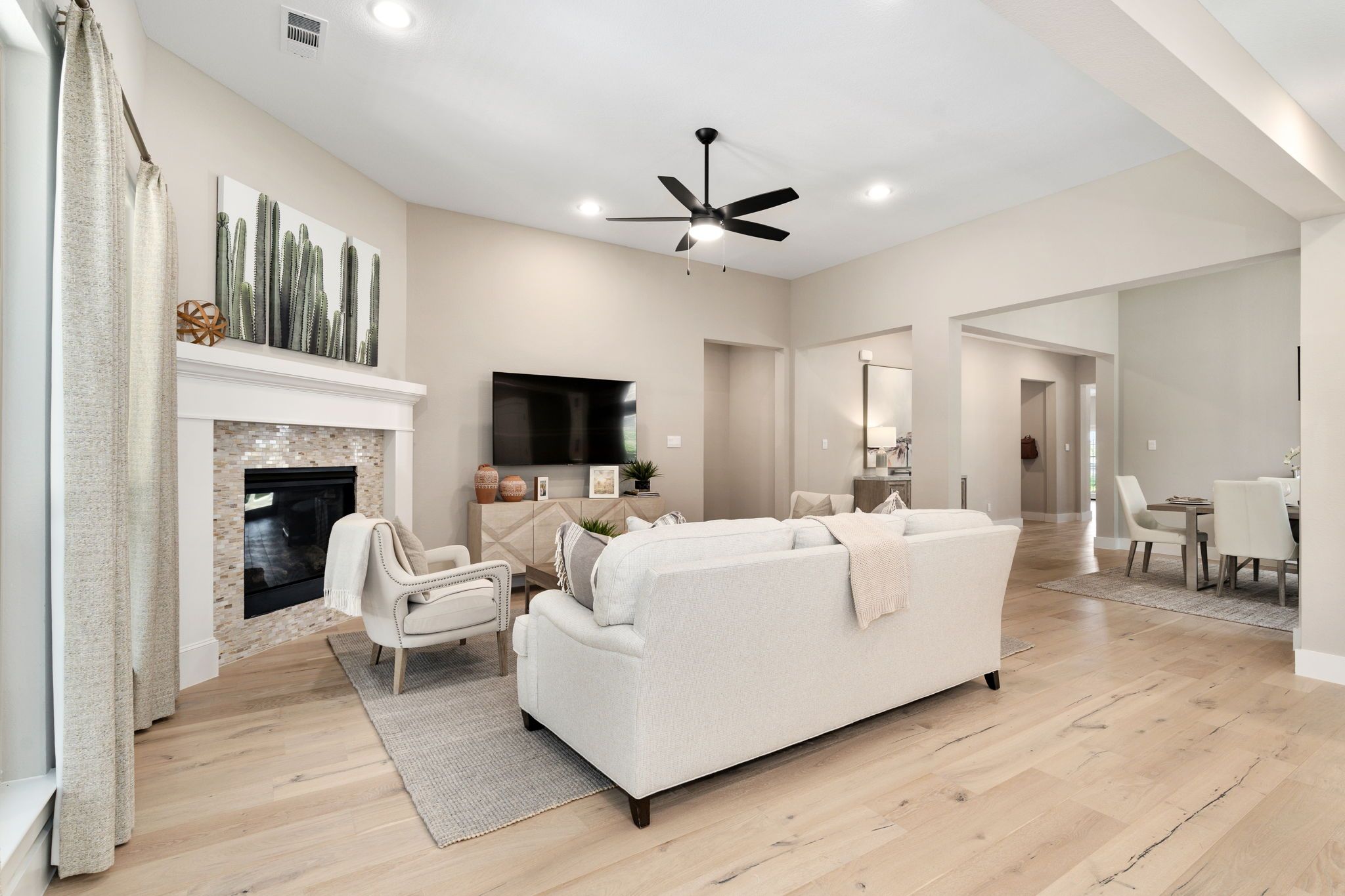 Plan 1685 Living/Dining Representative Photo by American Legend Homes