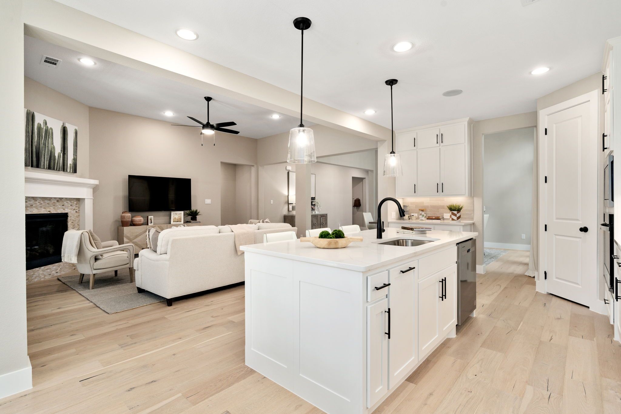 Plan 1685 Kitchen/Living Representative Photo by American Legend Homes