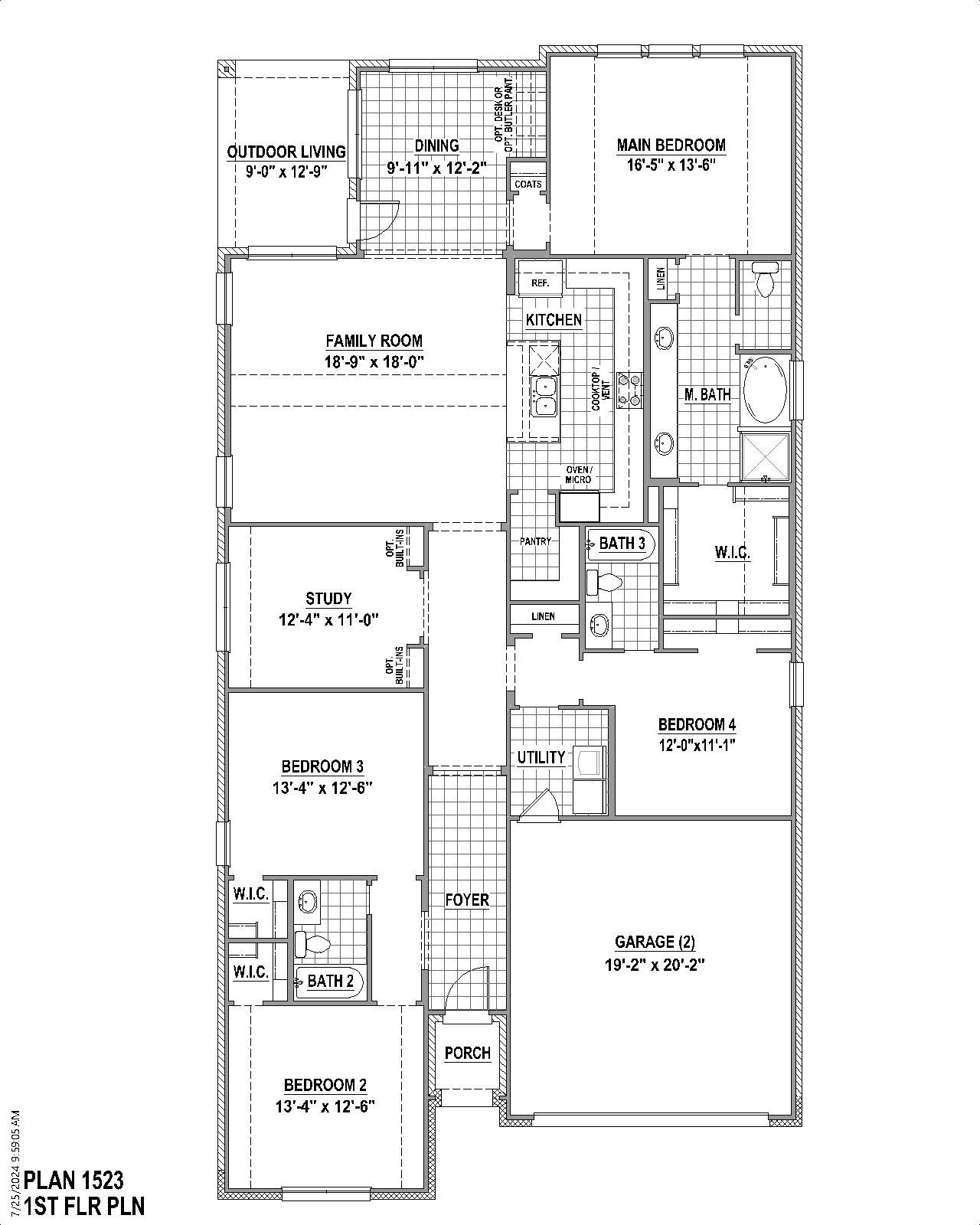 Plan 1523 1st Floor