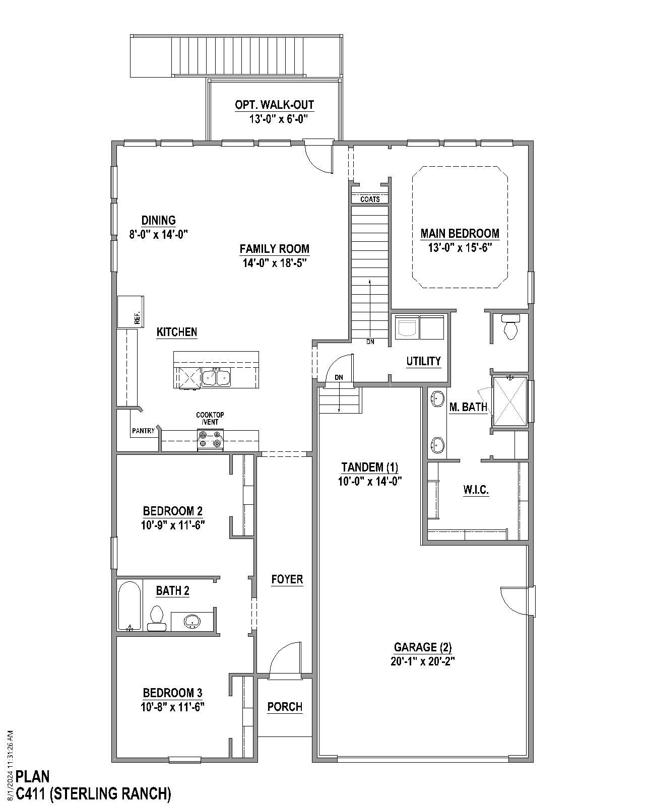 Plan C411 1st Floor (SR)