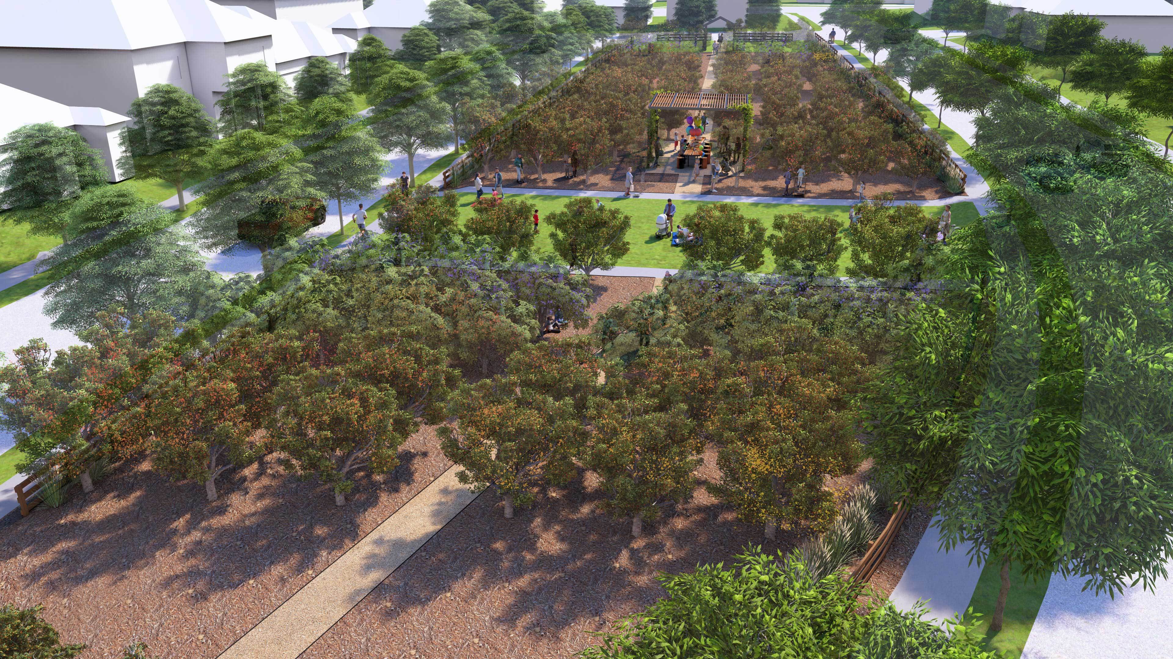 Treeline the grove park rendering