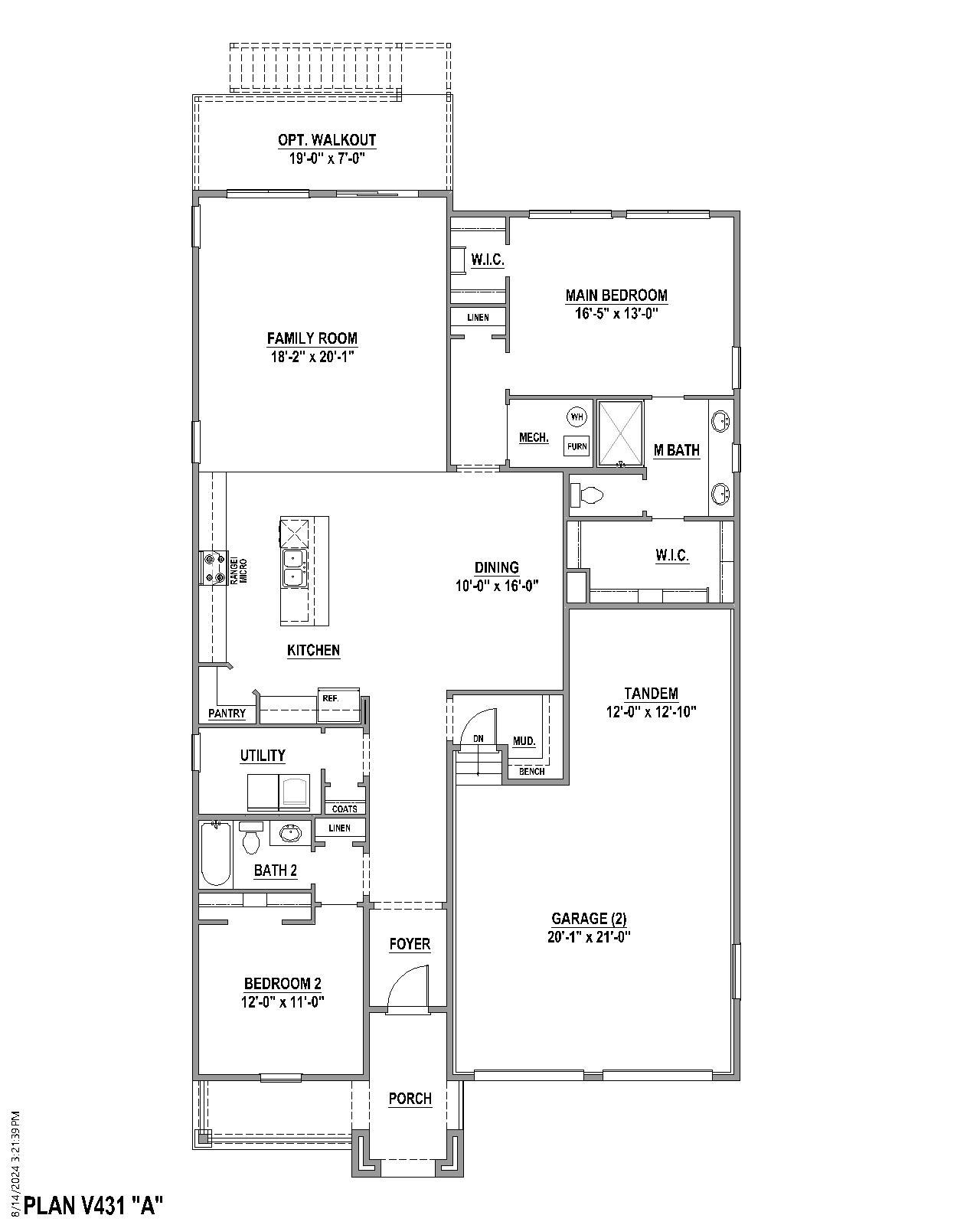 Plan V431 1st Floor