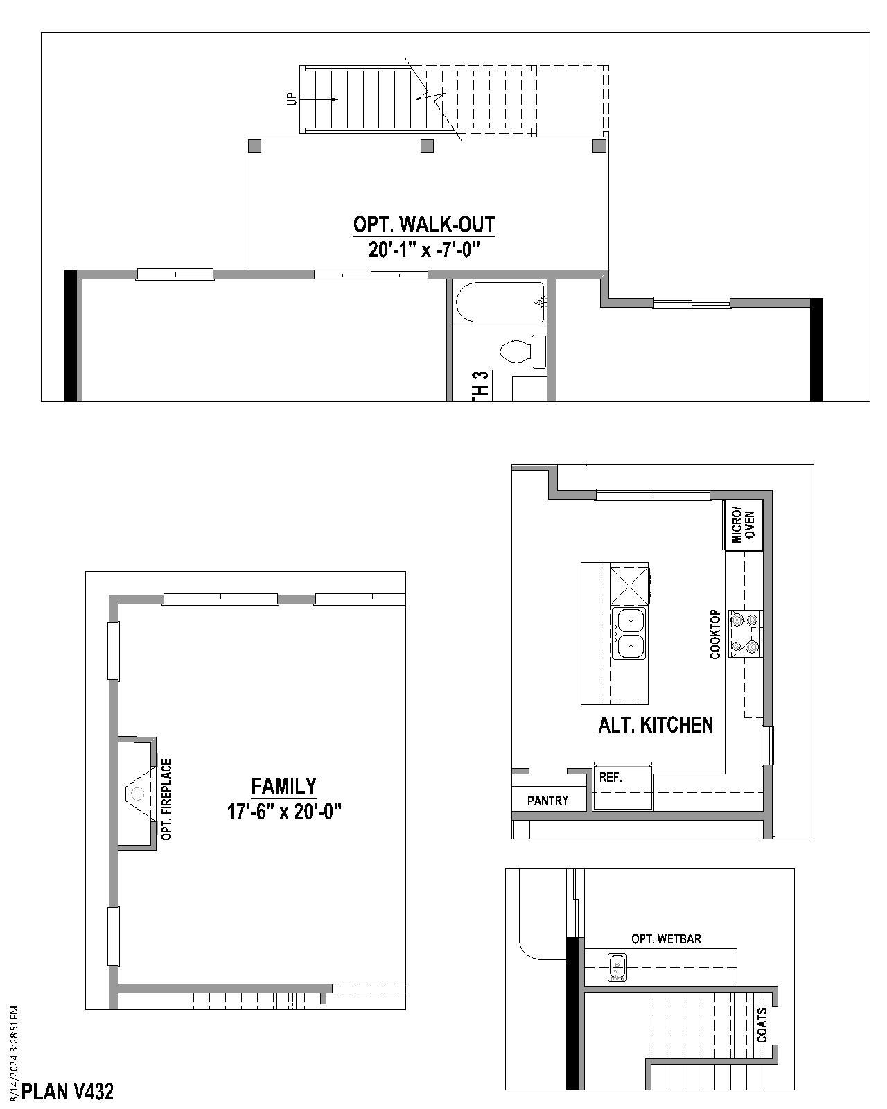 Plan V432 Options 1