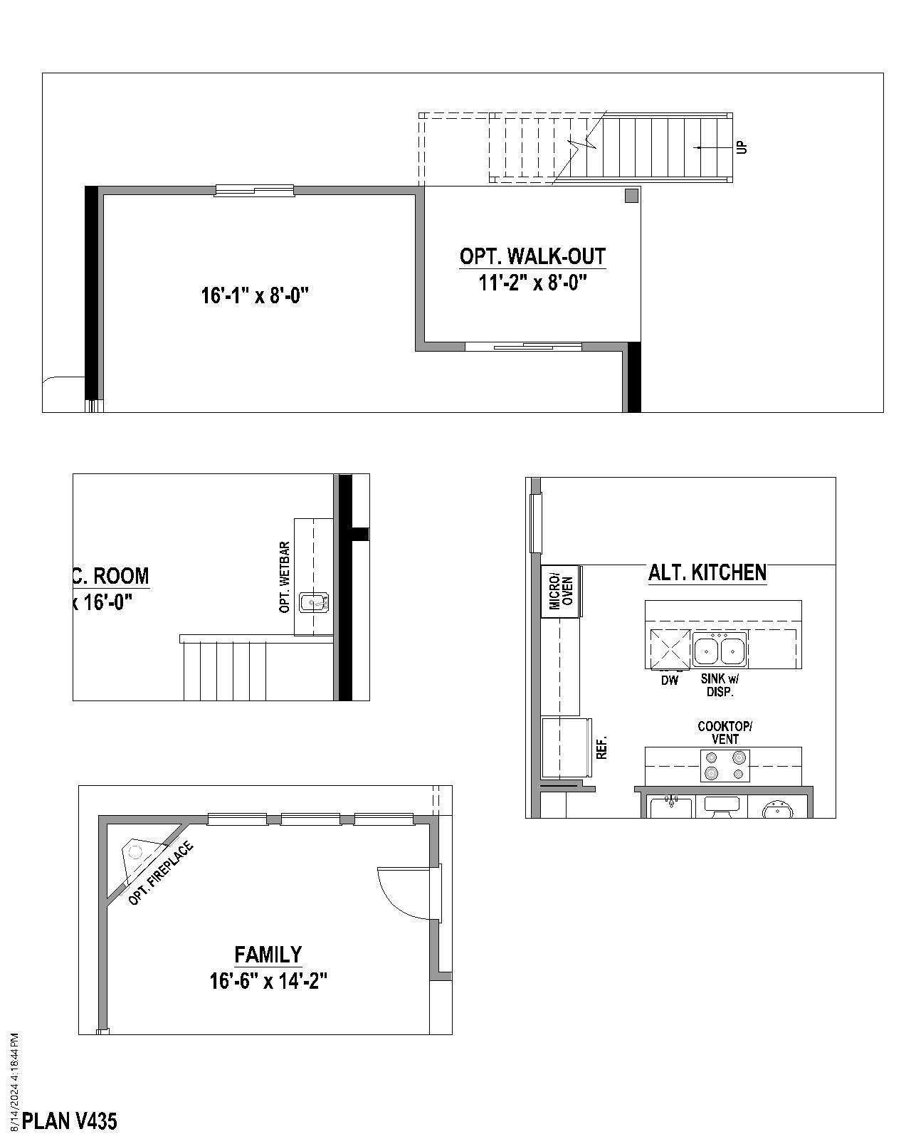 Plan V435 Options 1