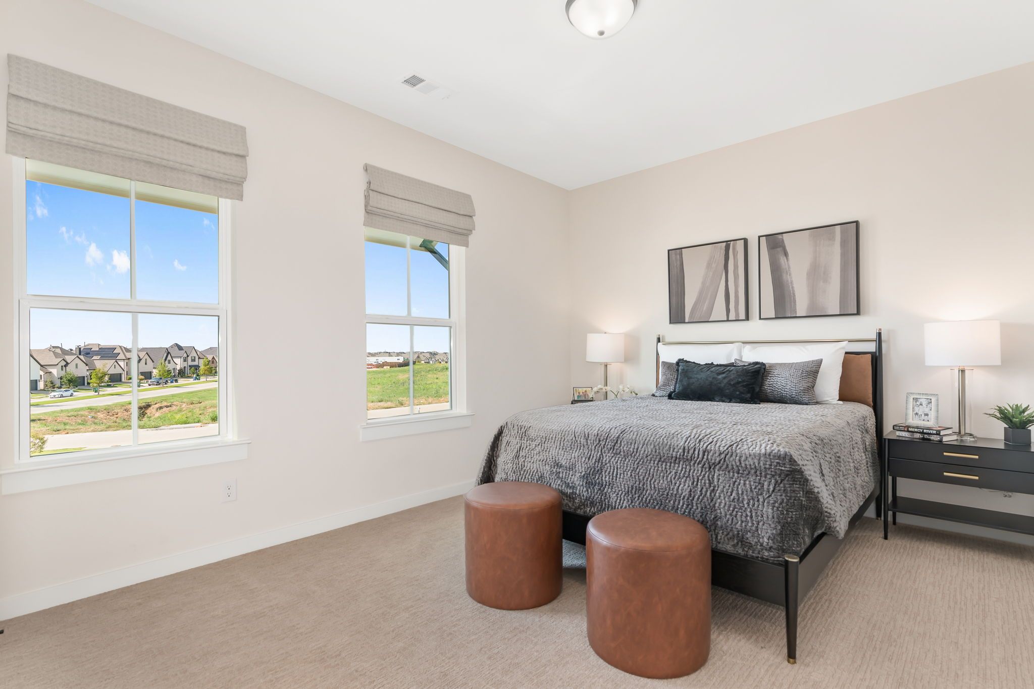 Castle Hills Northpointe Townhomes Bedroom by American Legend Homes