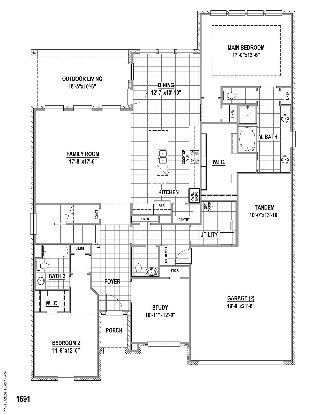 Plan 1691 1st Floor