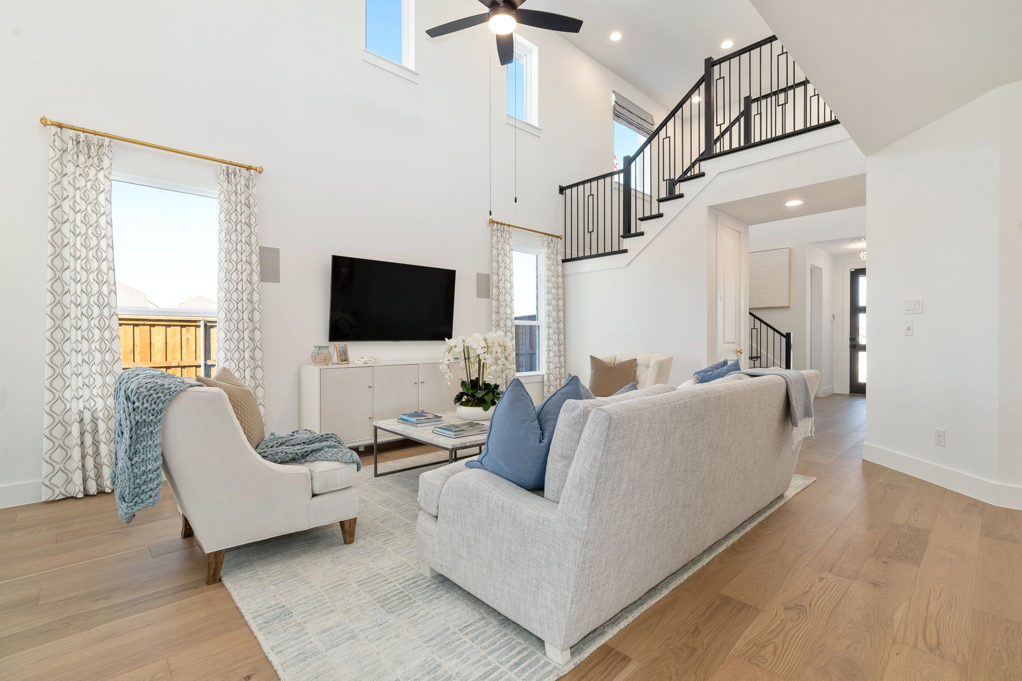 Plan 1456 Ventana American Legend Homes' Model Living Room