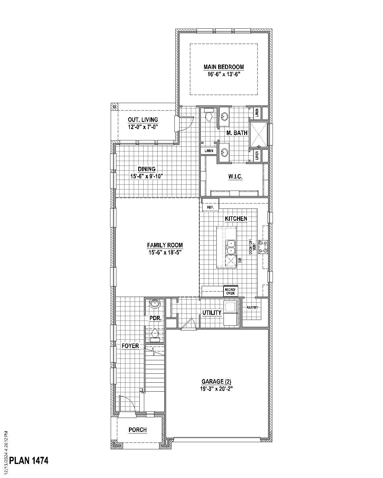 Plan 1474 1st Floor