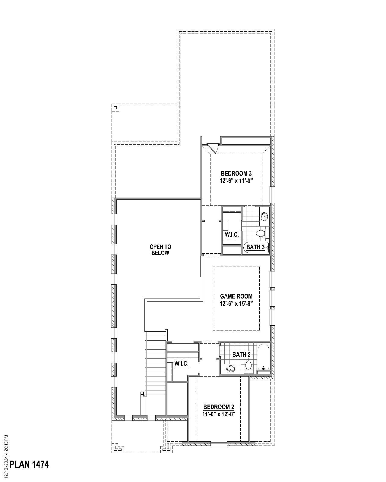 Plan 1474 2nd Floor