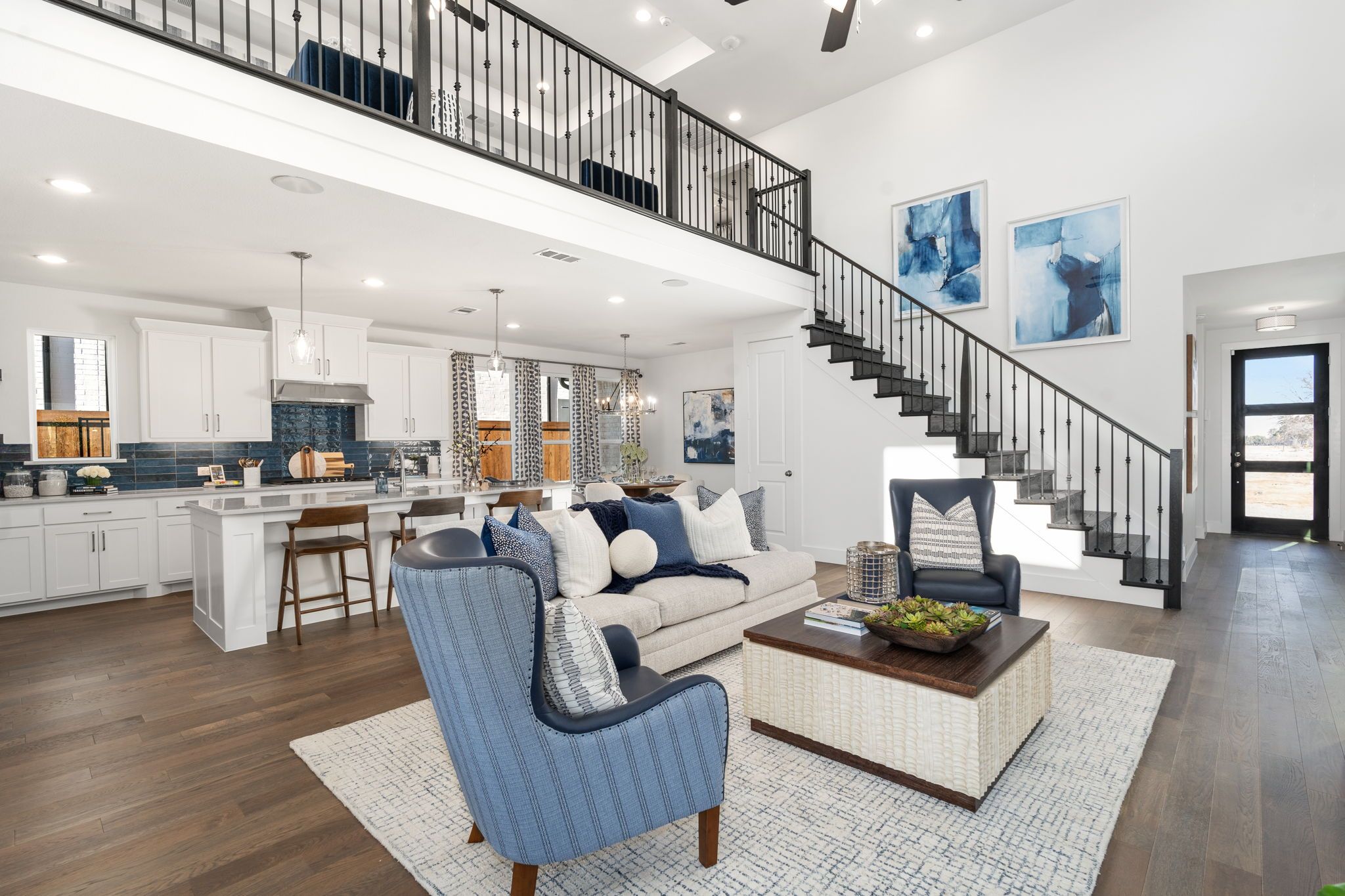 Hillstead Model Plan 1475 Living/Kitchen