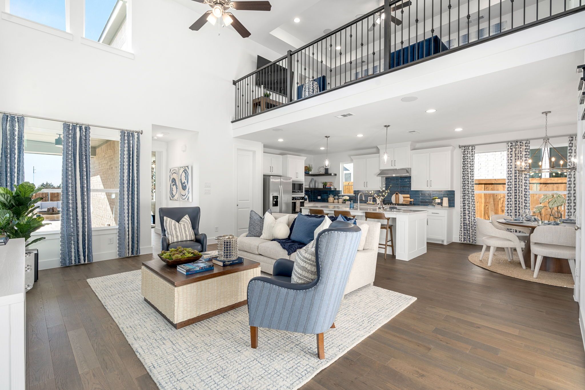 Hillstead Model Plan 1475 Living/Kitchen