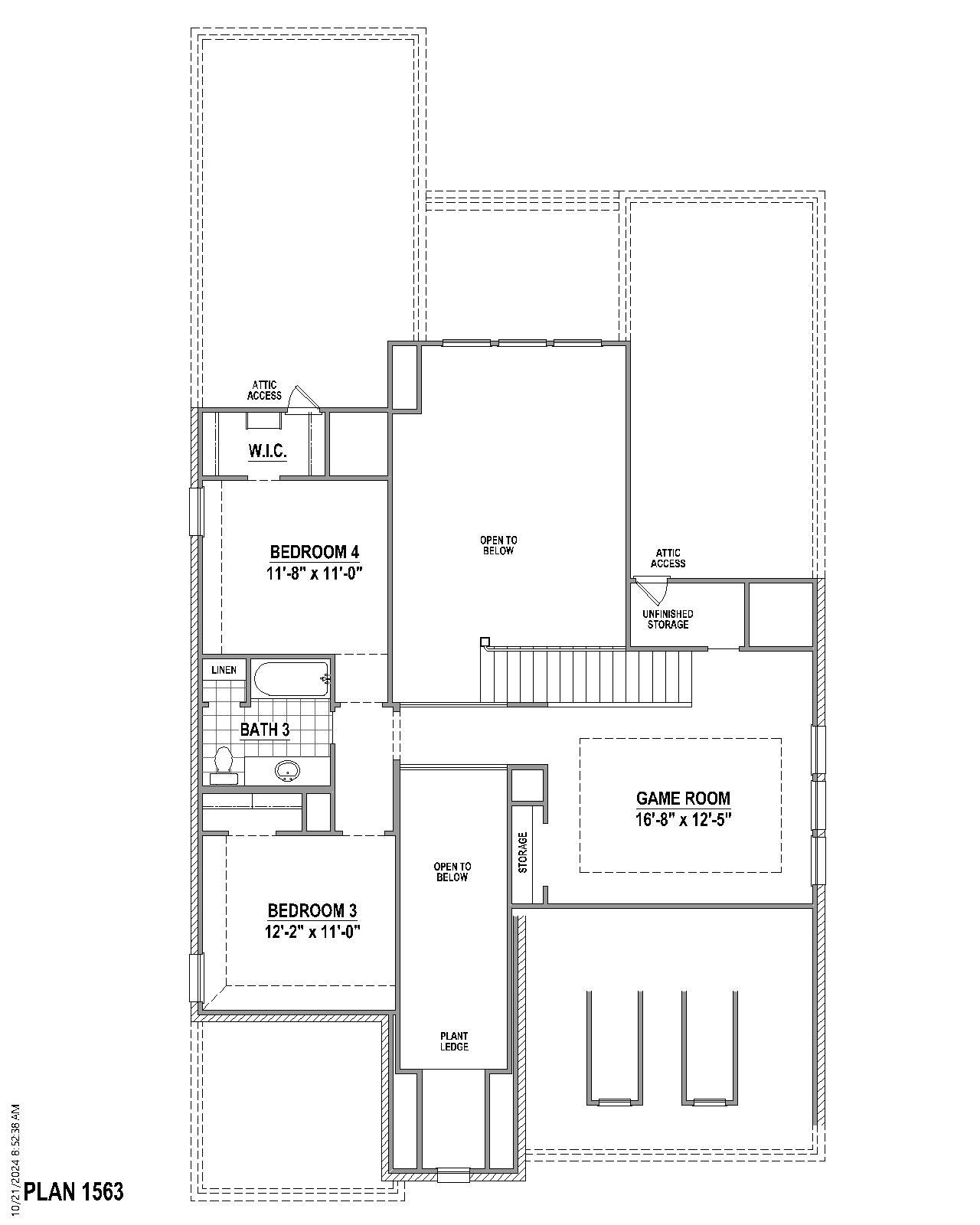 Plan 1563 2nd Floor