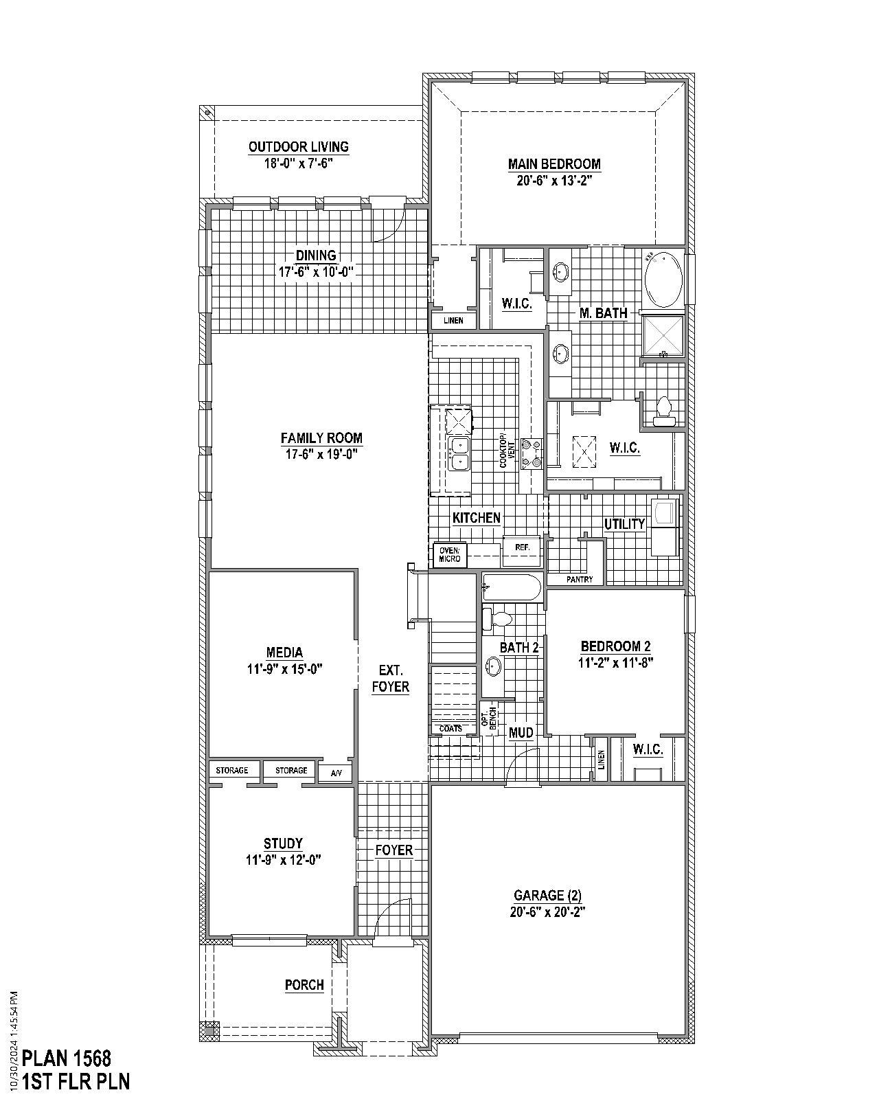 Plan 1568 1st Floor
