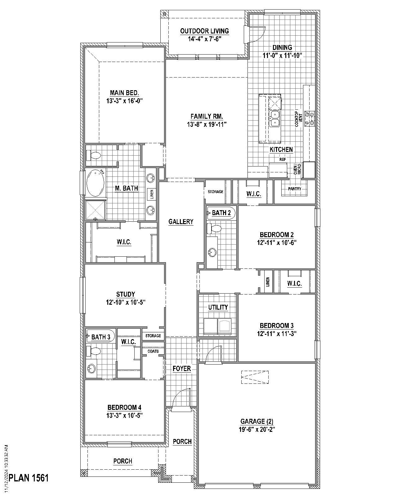 Plan 1561 1st Floor