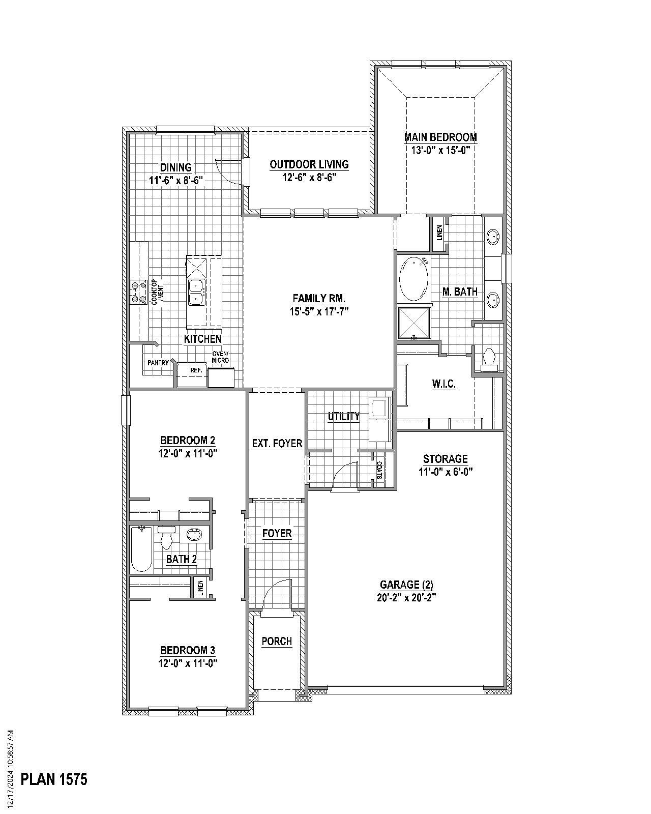 Plan 1575 1st Floor