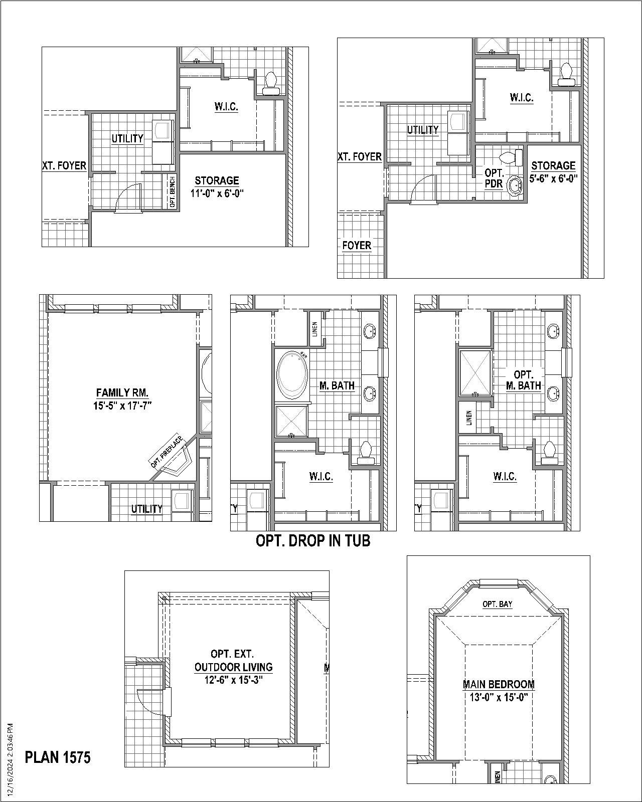 Plan 1575 Options 1