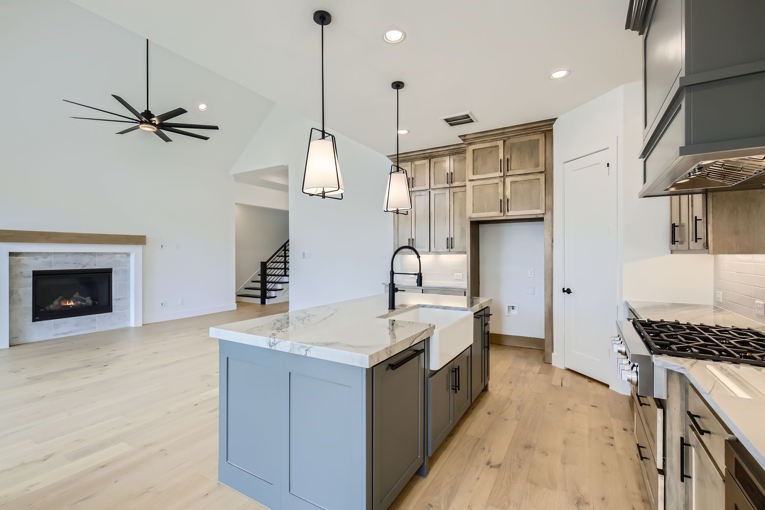 Plan 1623 Kitchen/Living Area Representative Photo