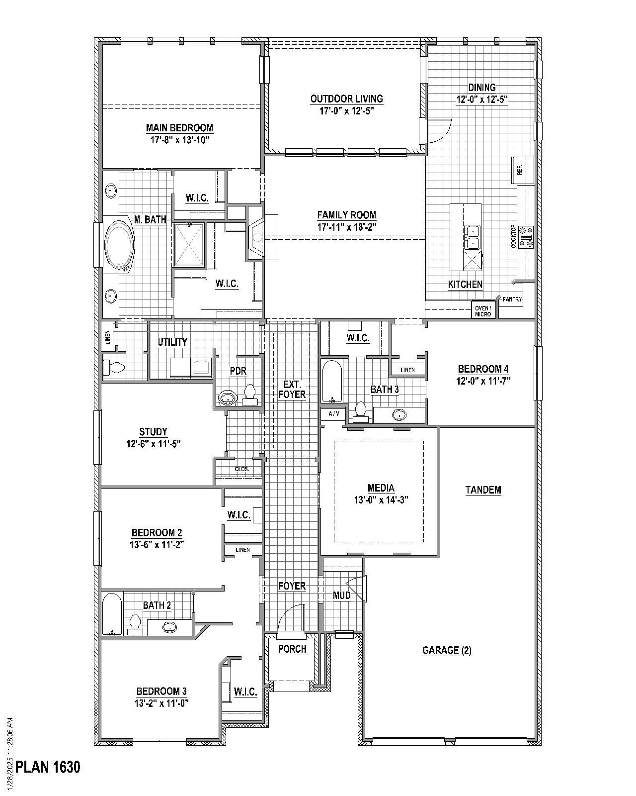 Plan 1630 D 1st Floor