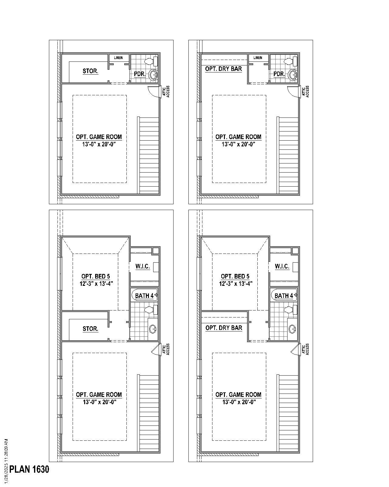Plan 1630 D Options 2