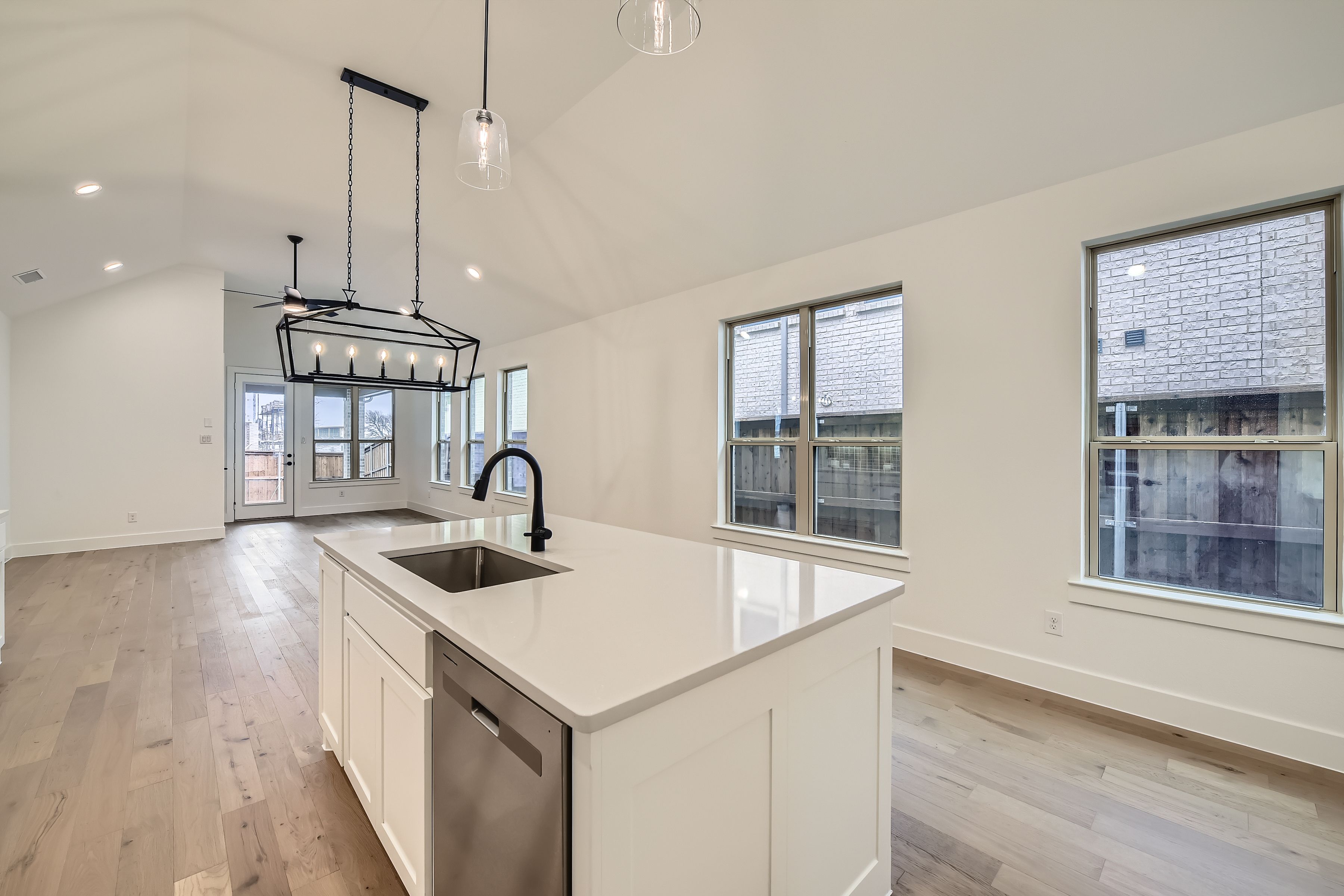 Plan 1451 Kitchen/Living/Dining Representative Photo