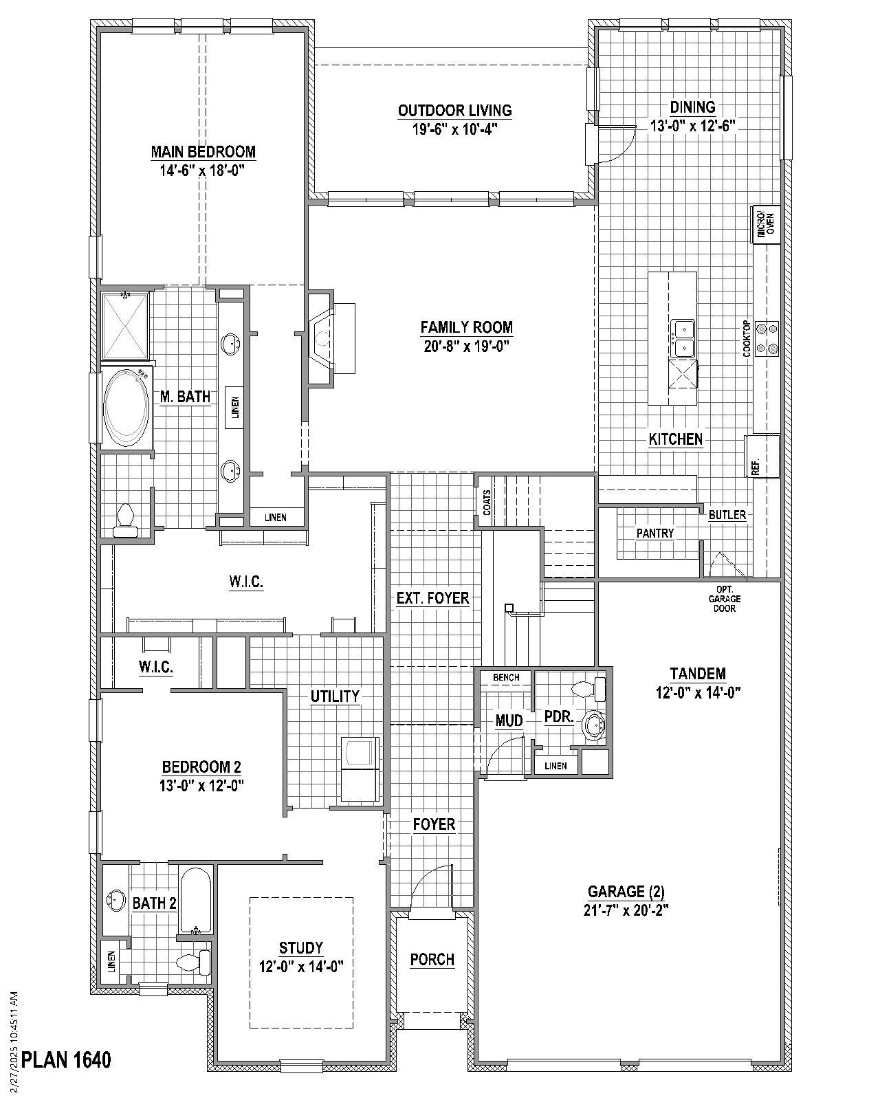 Plan 1640 1st Floor