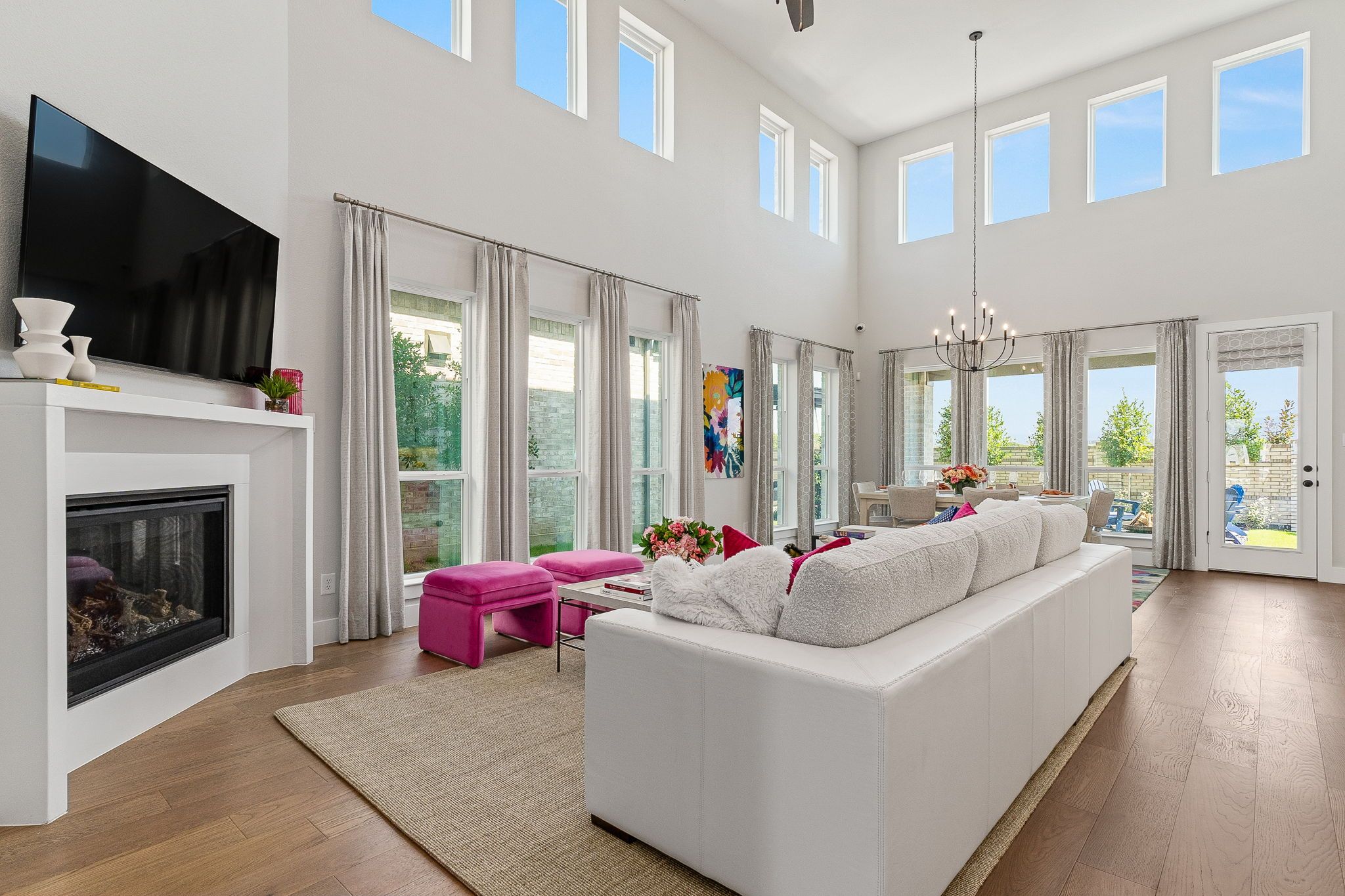 Plan 1542 Living Room/Dining Area Representative Photo by American Legend Homes