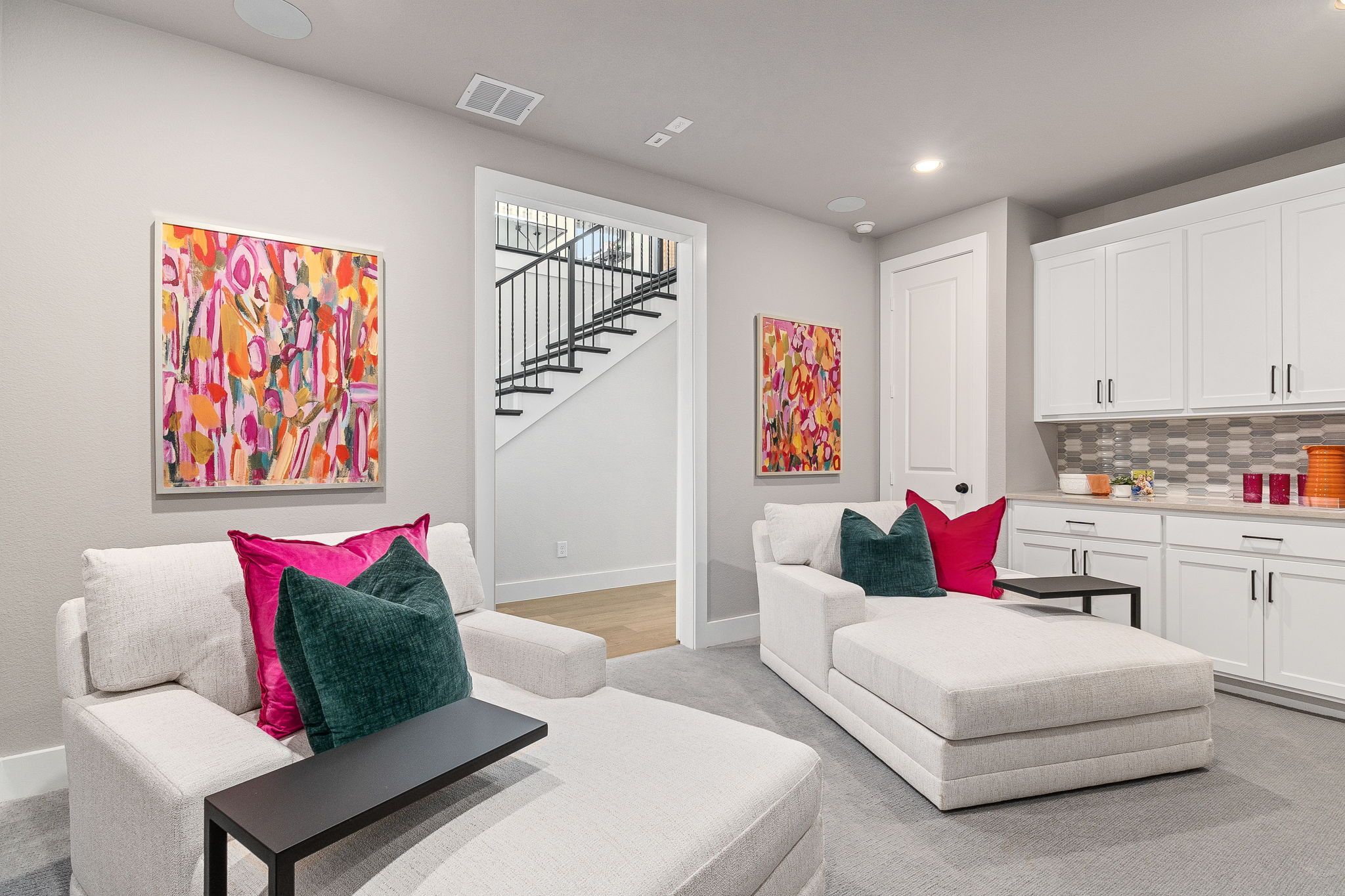 Plan 1542 Media Room Representative Photo by American Legend Homes