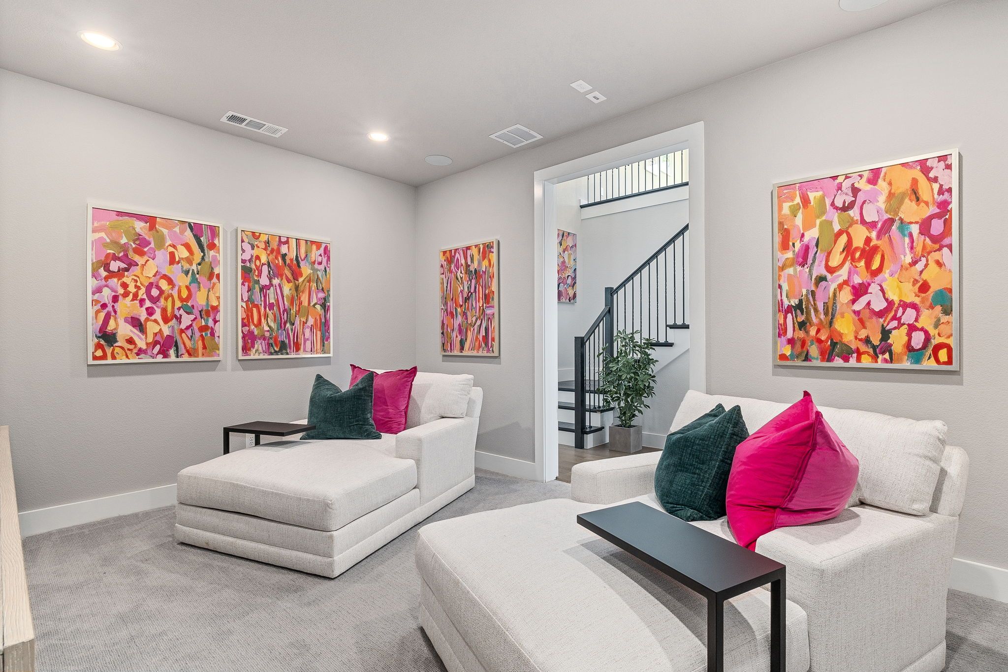 Plan 1542 Media Room Representative Photo by American Legend Homes