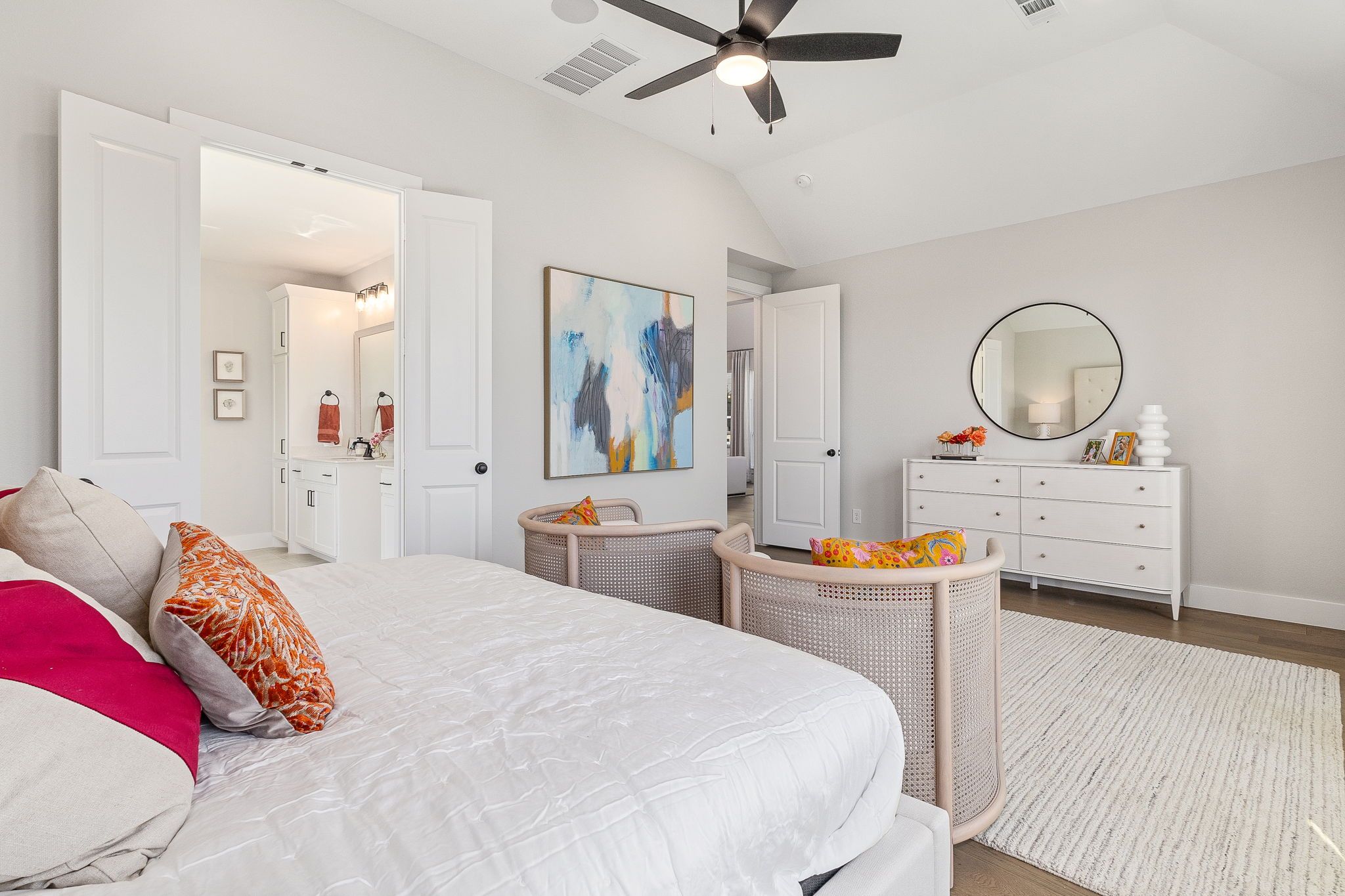 Plan 1542 Main Bedroom Representative Photo by American Legend Homes