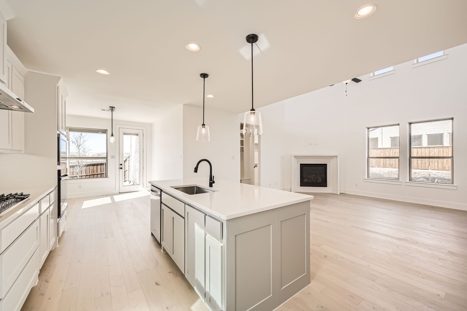 Plan 1454 Kitchen/Living Room Representative Photo