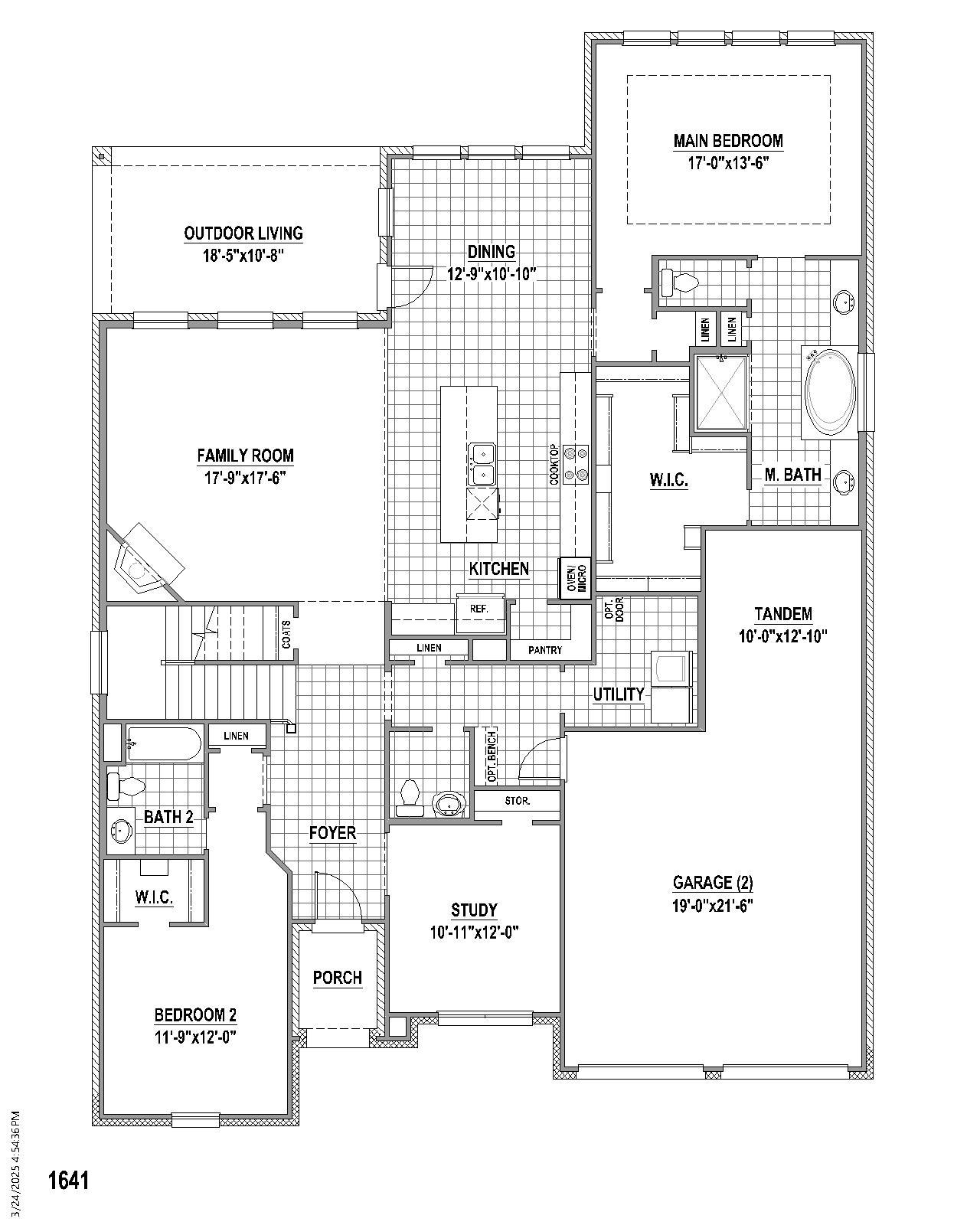 Plan 1641 1st Floor