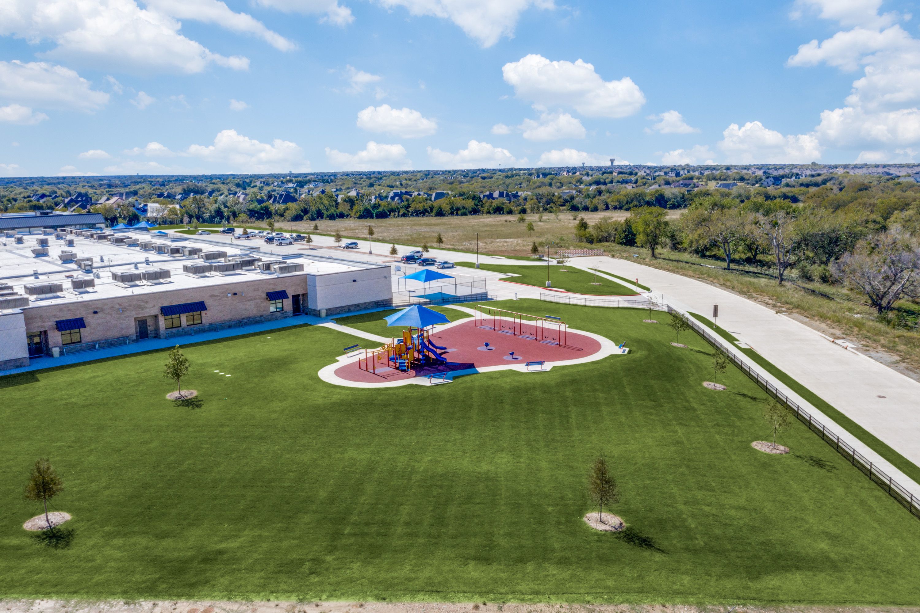 Mustang Lakes - school and playground