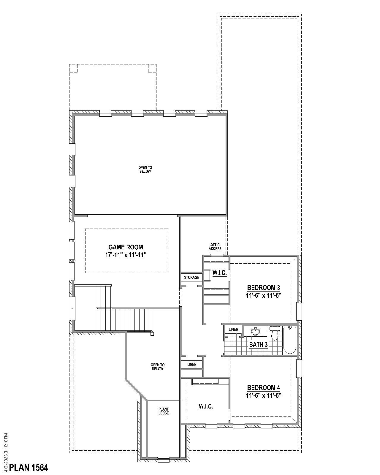 Plan 564 2nd Floor