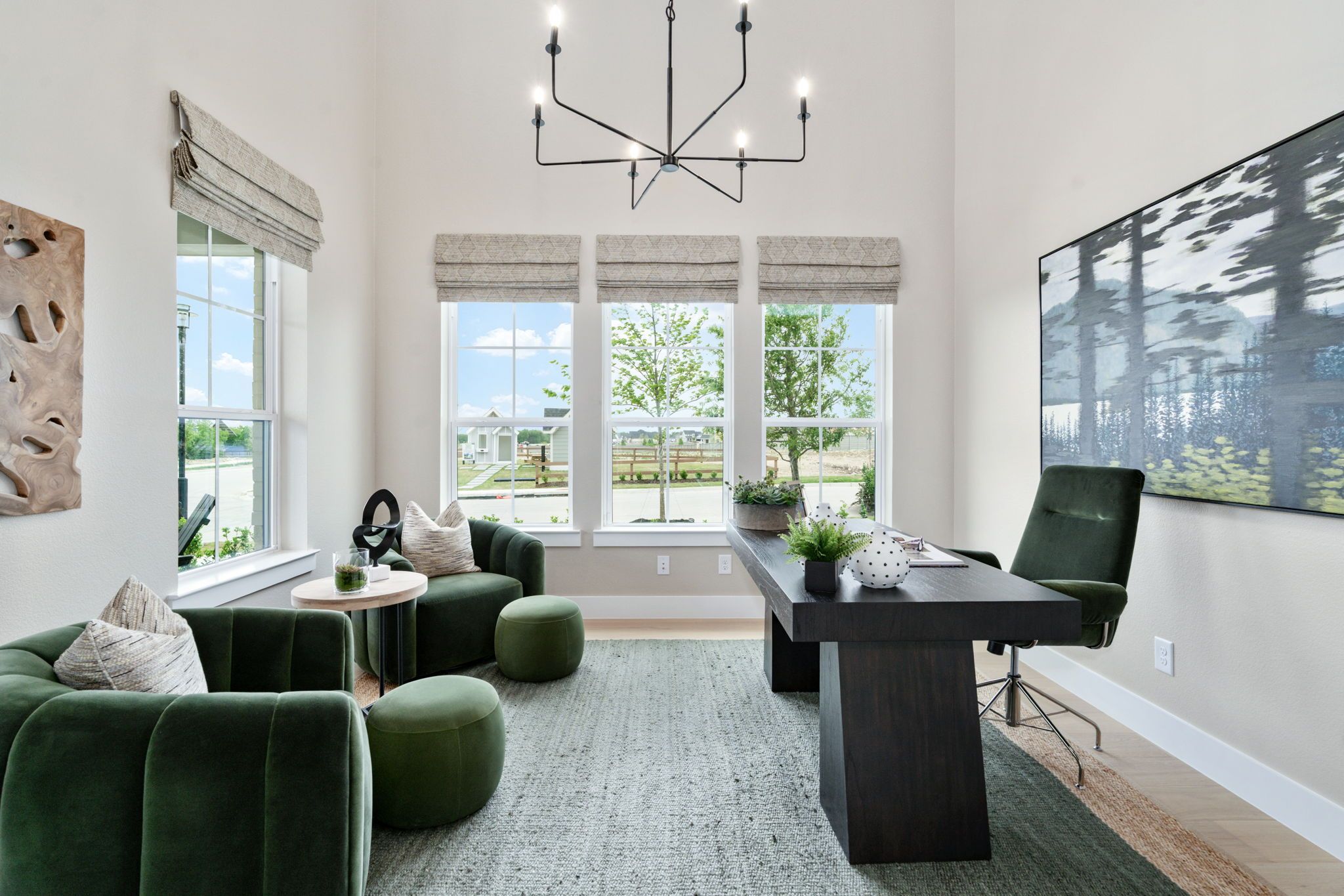 American Legend Homes' model in Treeline - Home Office