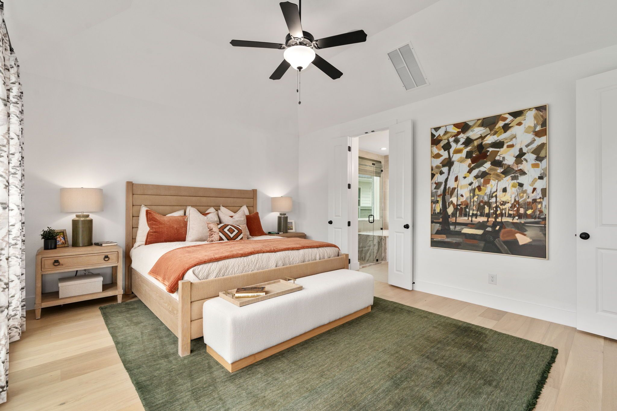 American Legend Homes' model in Treeline - Main Bedroom