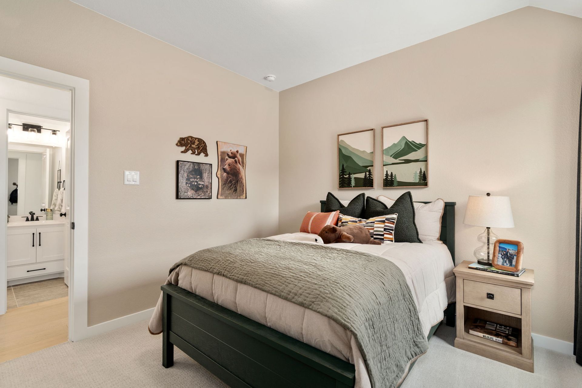American Legend Homes' model in Treeline - Bedroom
