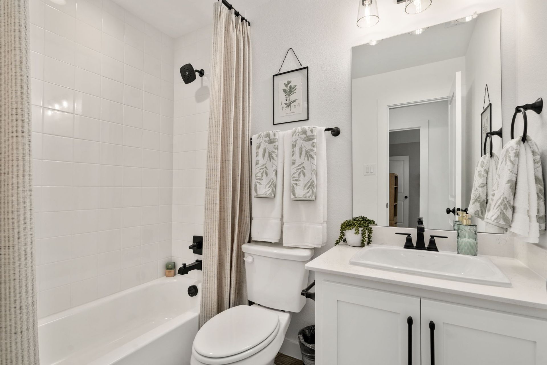 American Legend Homes' model in Treeline - Secondary Bathroom