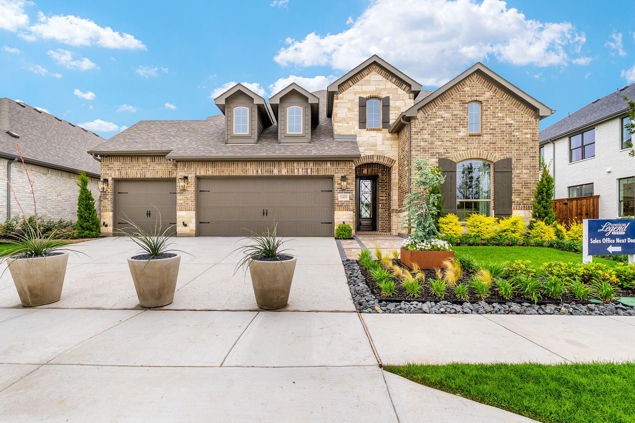 American Legend Homes 50' model in Wellington - Front Elevation
