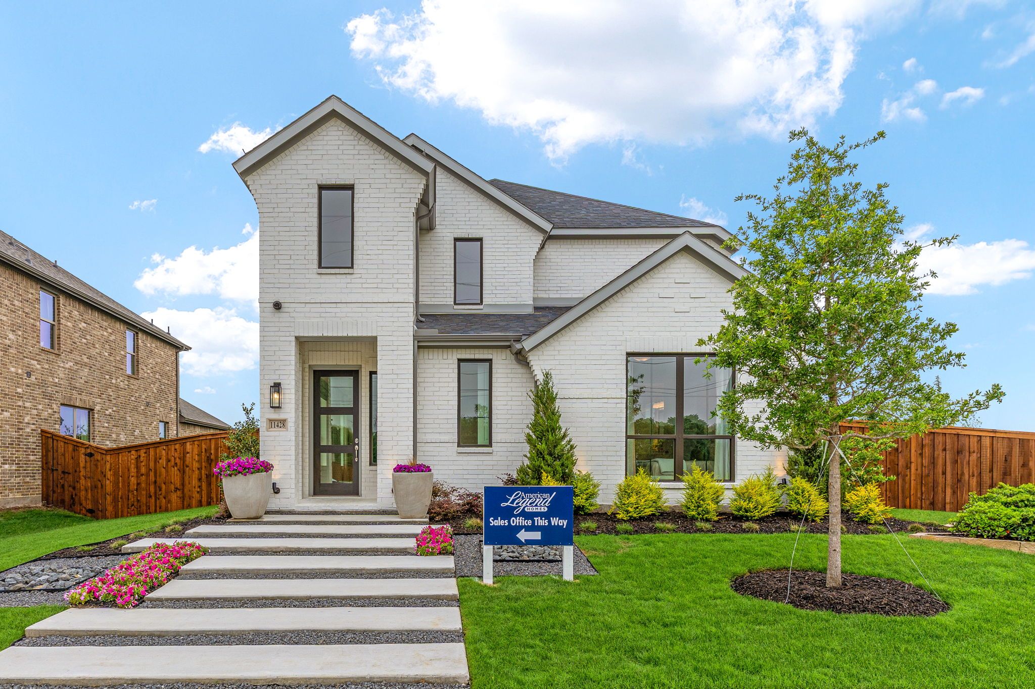 American Legend Homes' 40' model in Wellington - Front Elevation