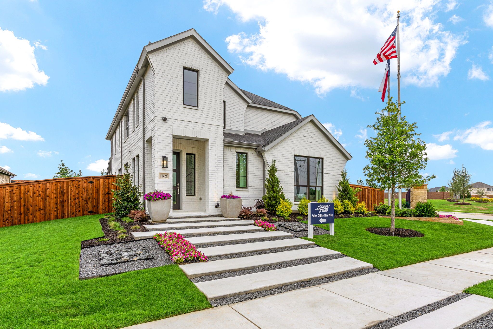 American Legend Homes' 40' model in Wellington - Front Elevation