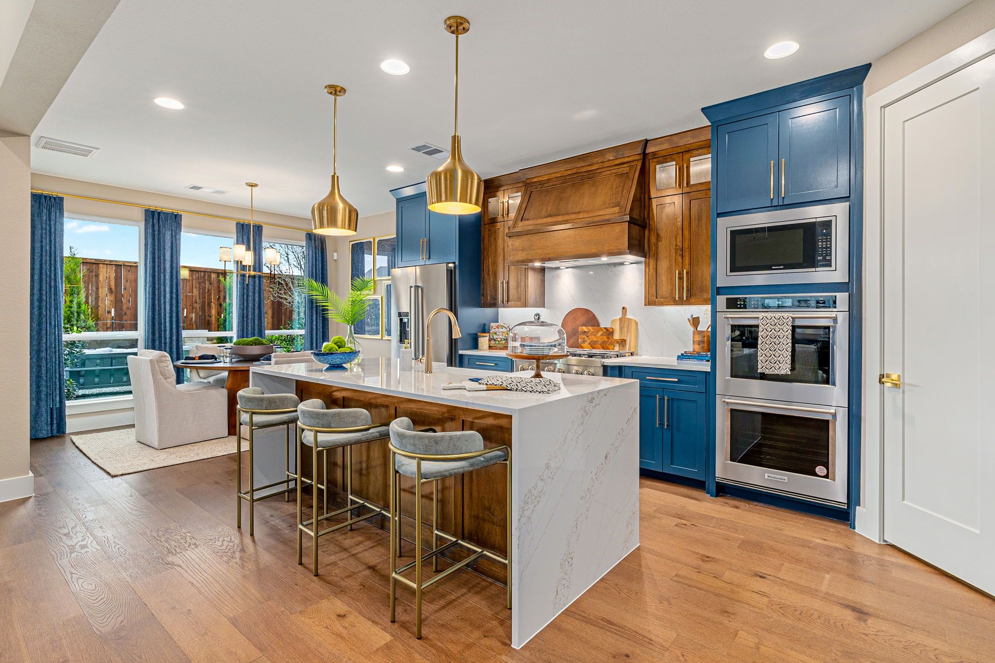 American Legend Homes 60' model in Wellington - Kitchen/Dining Area
