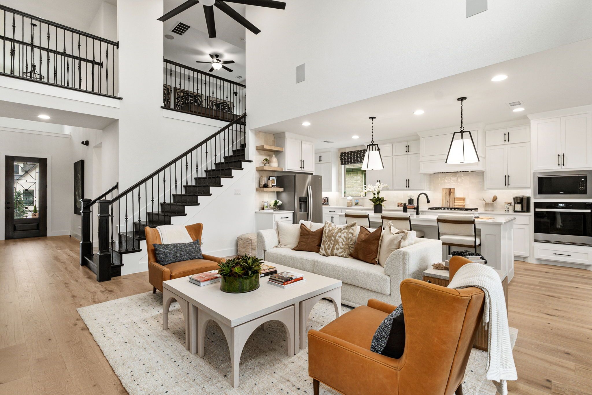 American Legend Homes 50' model in Wellington - Living Area/Kitchen