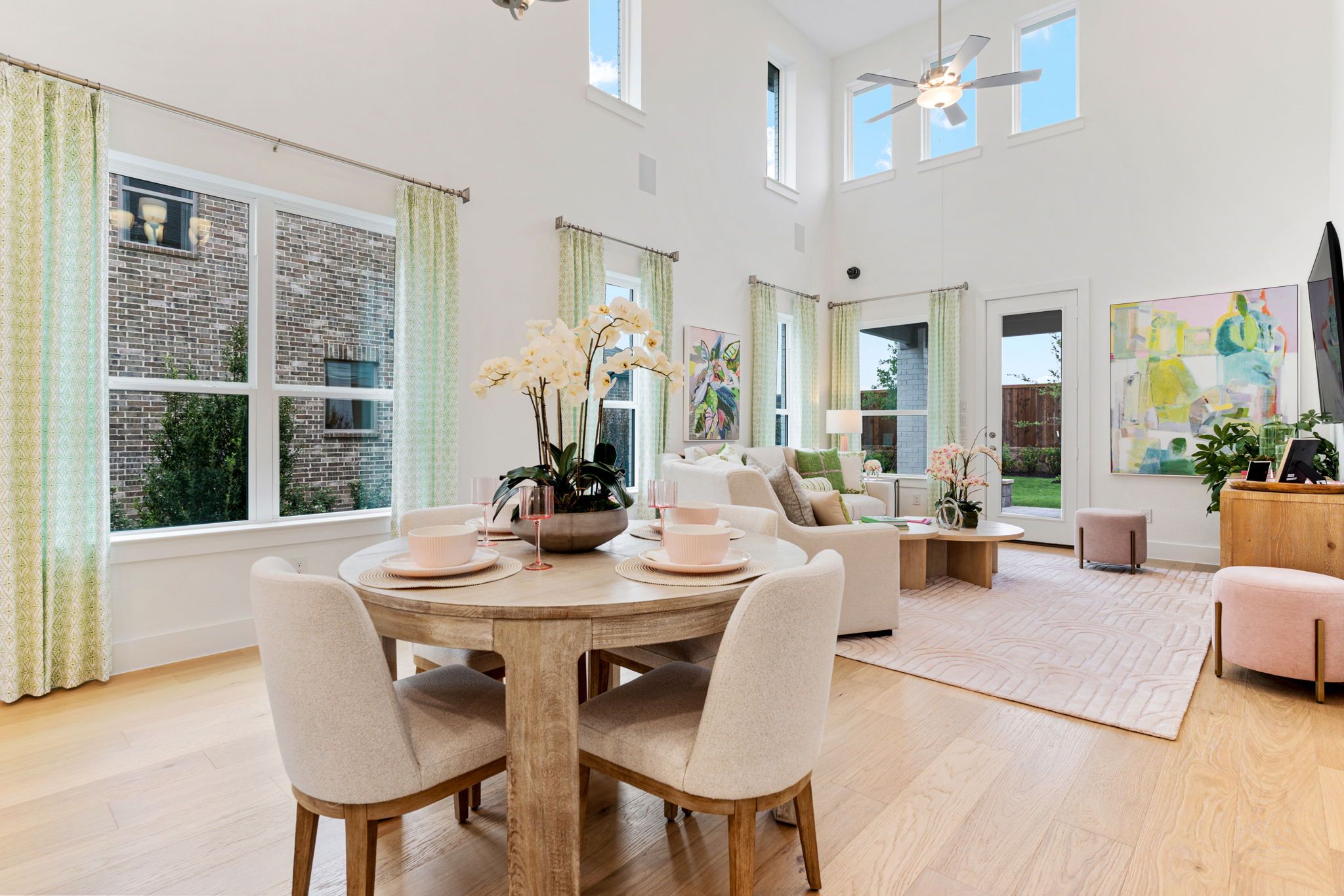 American Legend Homes' 40' model in Wellington - Dining/Living Area