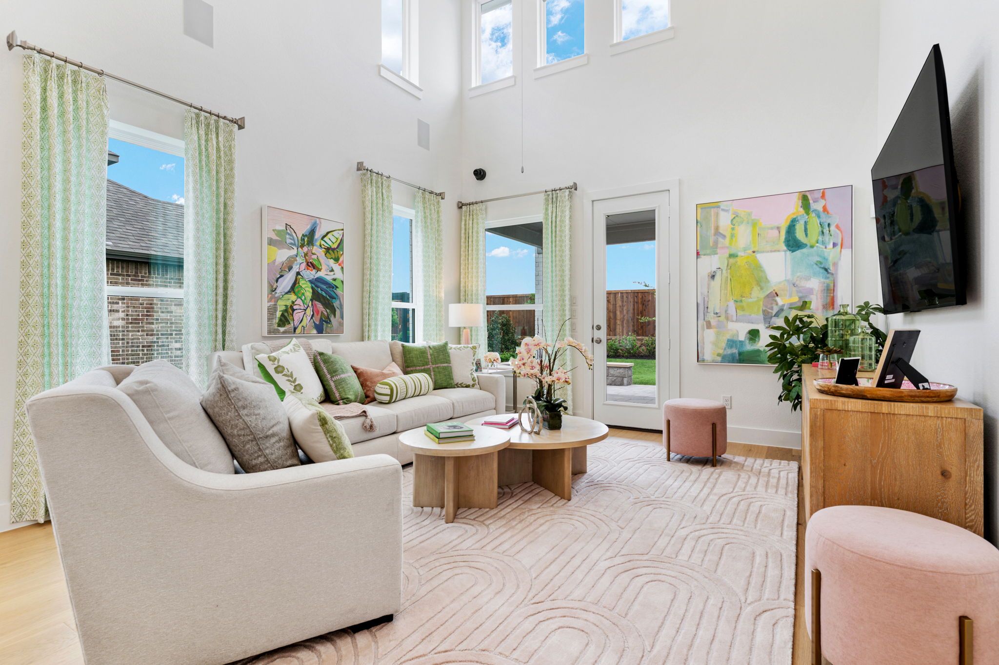 American Legend Homes' 40' model in Wellington - Living Area