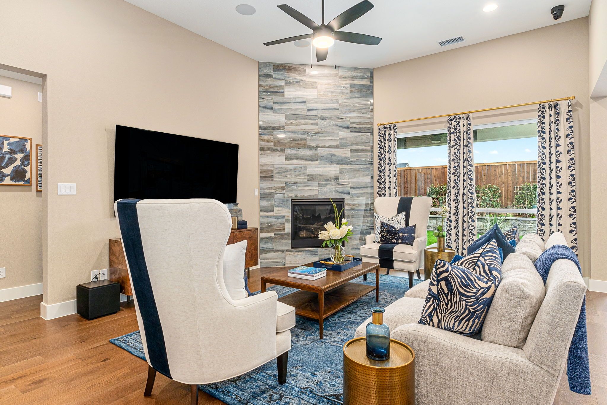 American Legend Homes 60' model in Wellington - Living Room