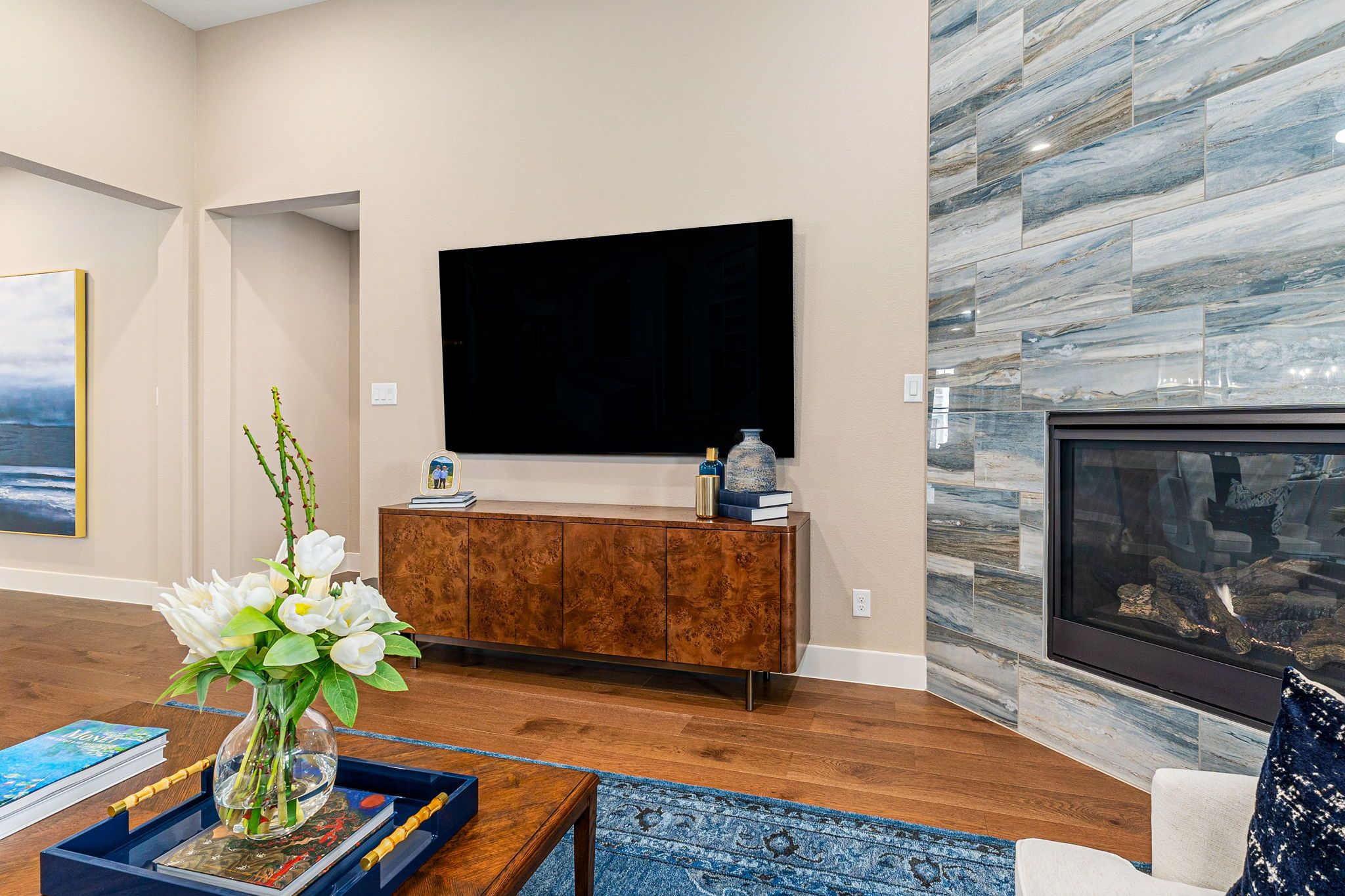 American Legend Homes 60' model in Wellington - Living Room