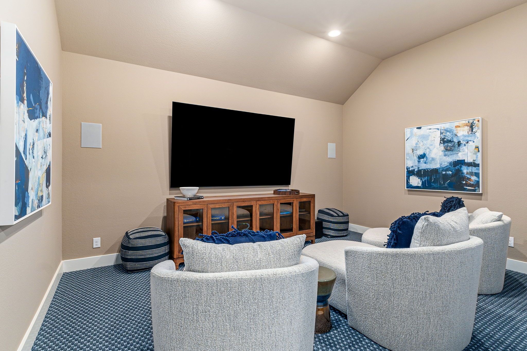 American Legend Homes 60' model in Wellington - Media Room